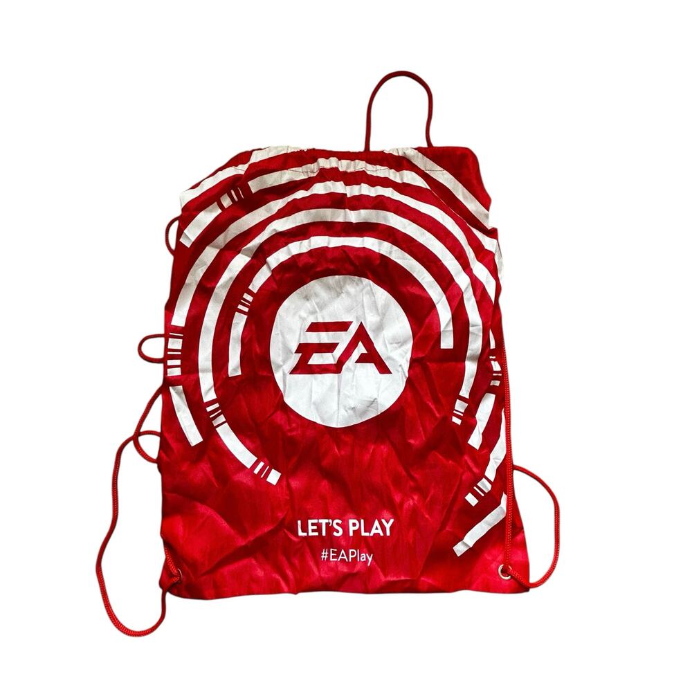 EA Play 2018 Exclusive Promo String Backpack & EA Sports Umbrella Hat Event Swag
